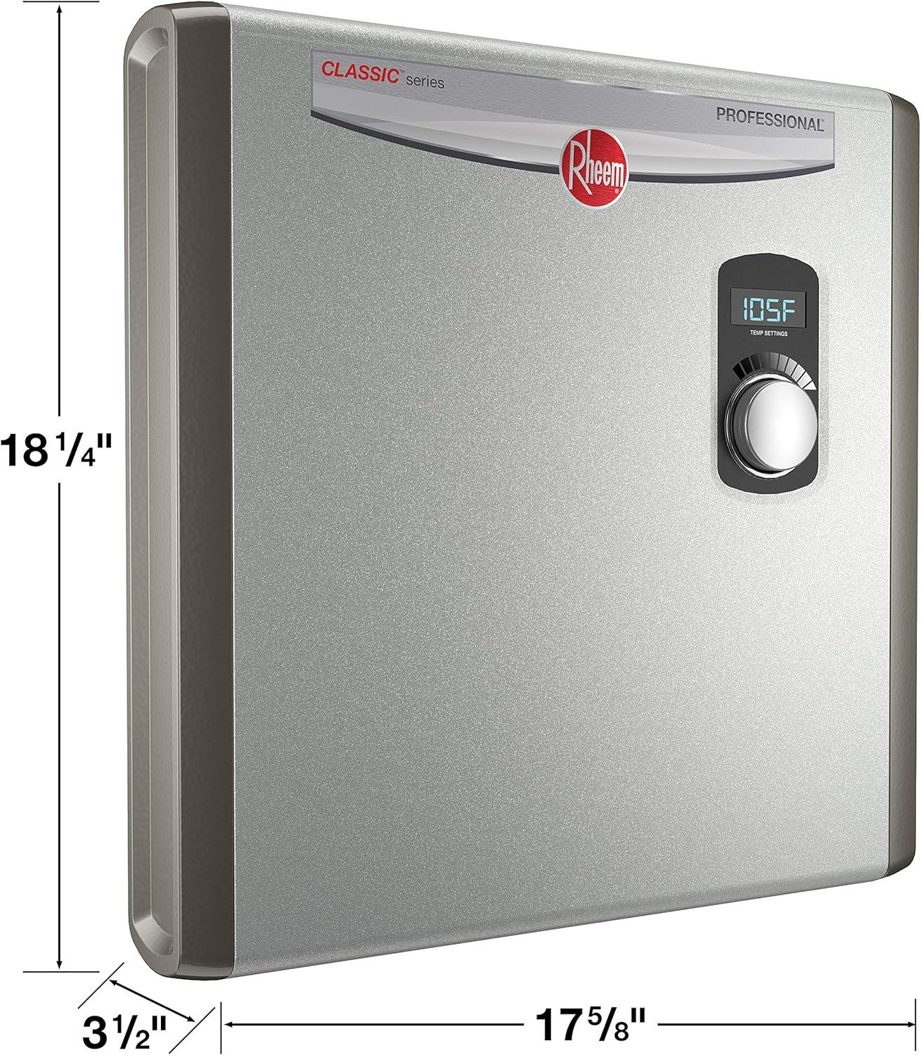 Professional 24kW / 240 Volt 5.9 GPM Tankless Electric Water Heater