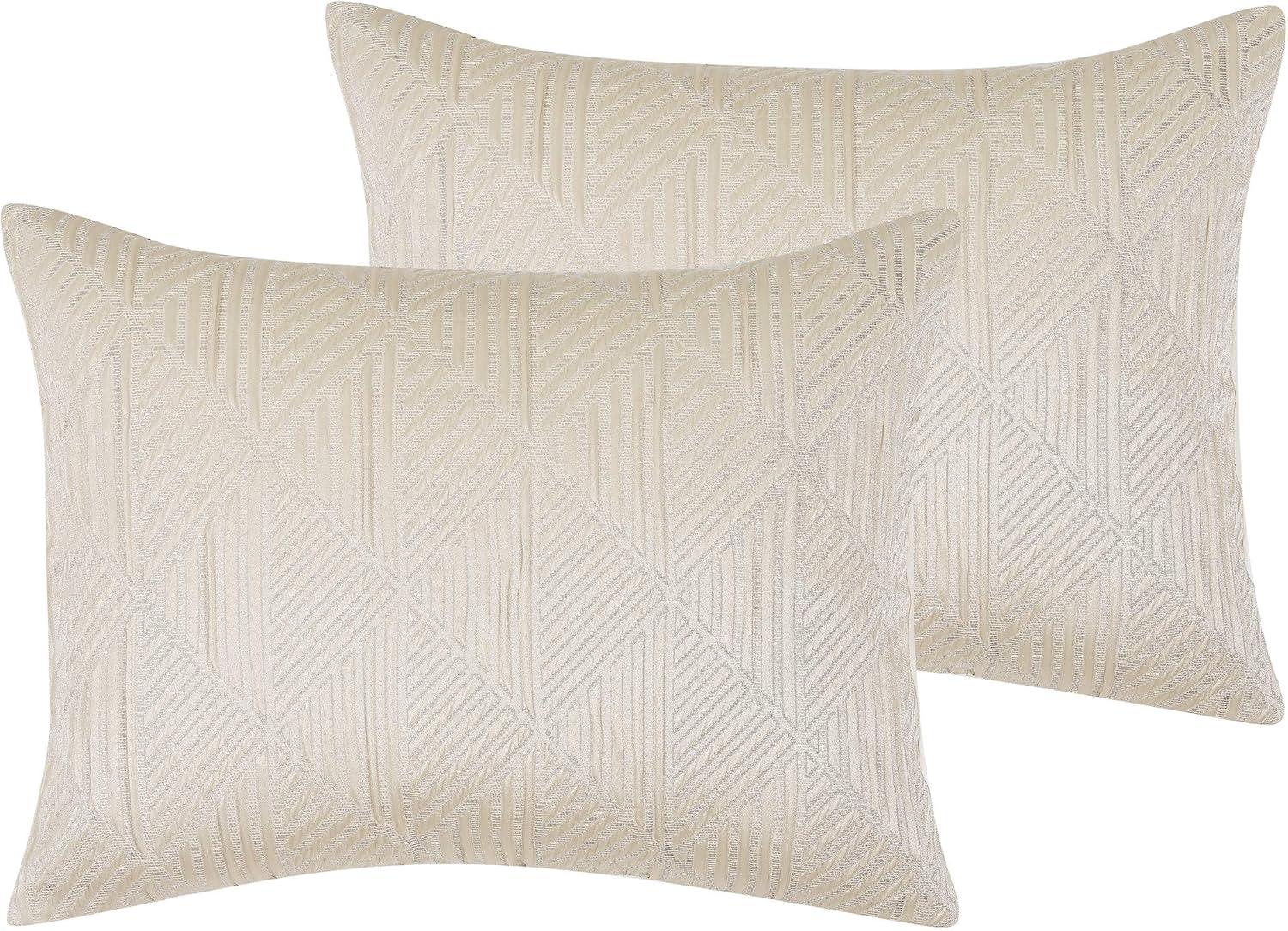 5th Avenue Lux 7pc Noelle Comforter Set Ivory