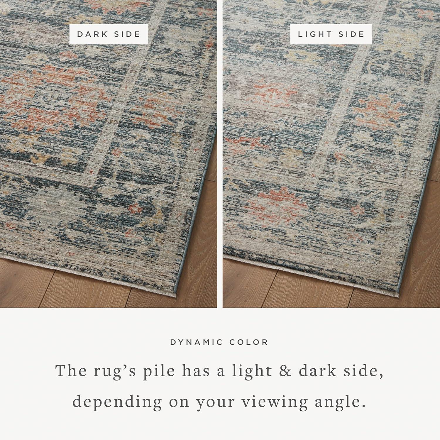 Magnolia Home by Joanna Gaines x Loloi Magnolia Home By Joanna Gaines X Loloi Millie Blue / Multi Area Rug