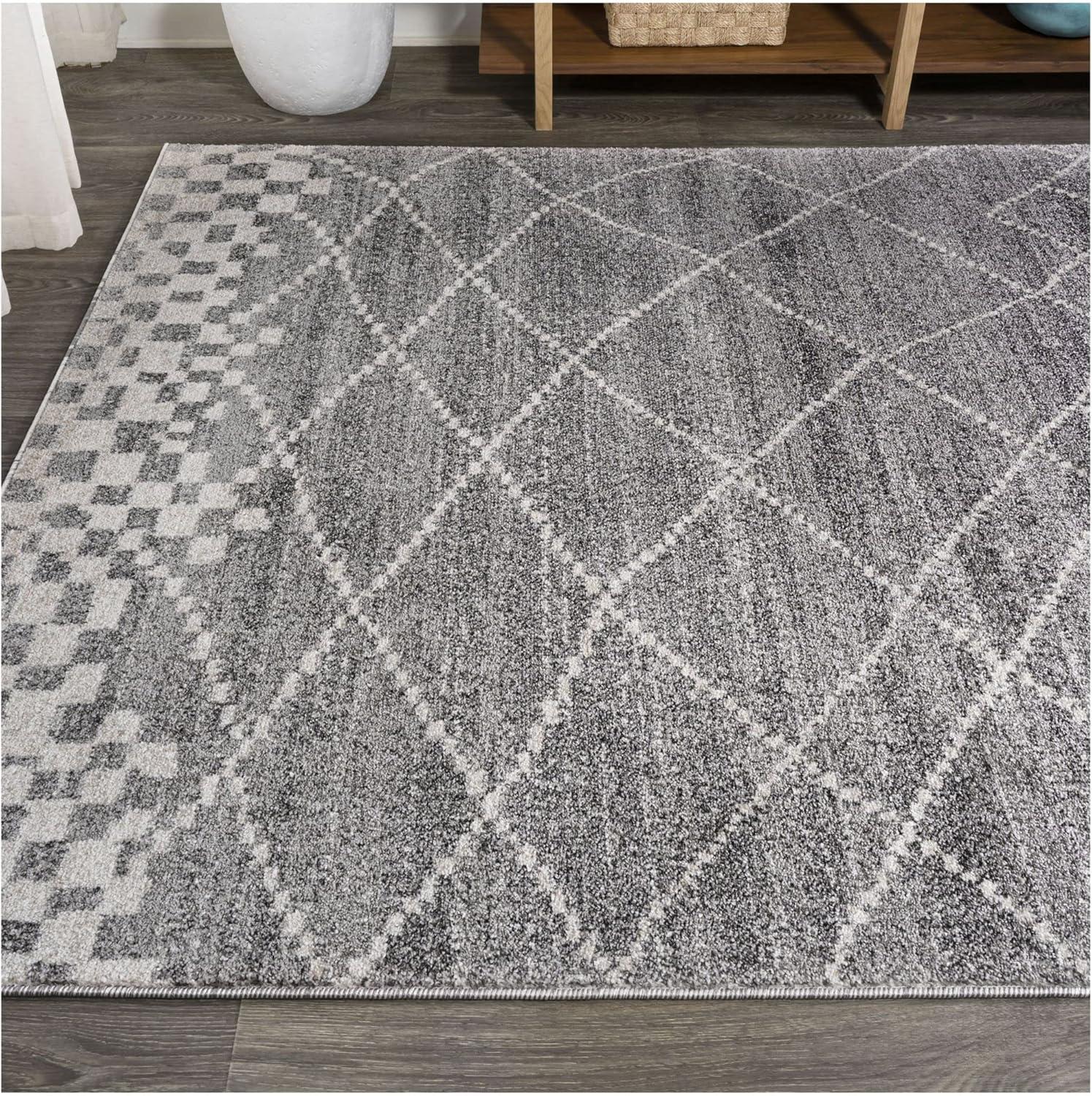 Asilah Moroccan Modern Diamond Area Rug  - JONATHAN Y