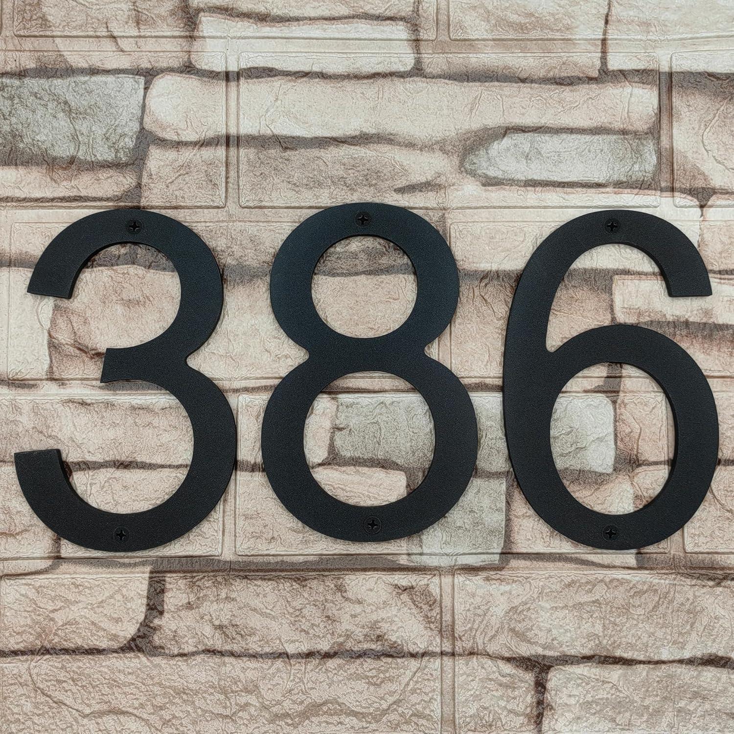 Barton 6'' H Stainless Steel House Number