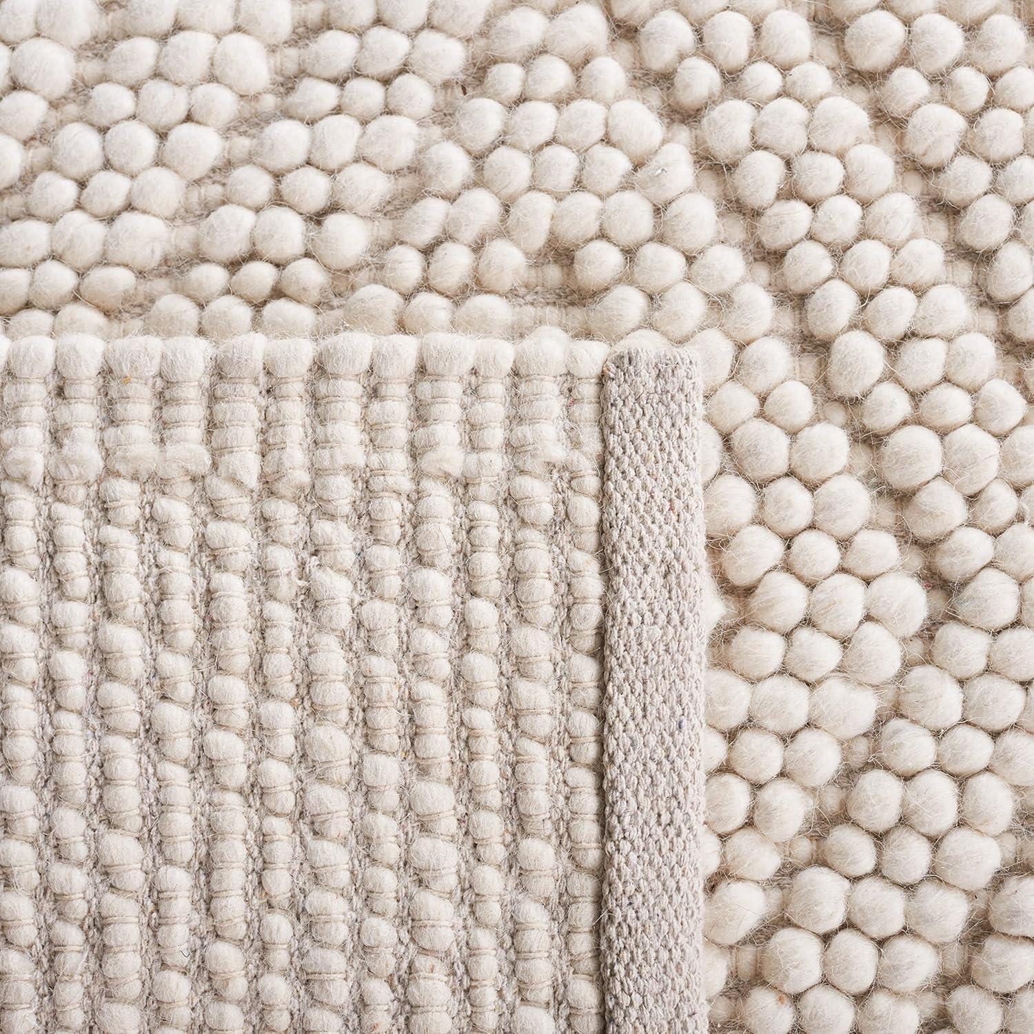 Natura NAT224 Hand Woven Indoor Area Rug - Ivory - 4'x6' - Safavieh