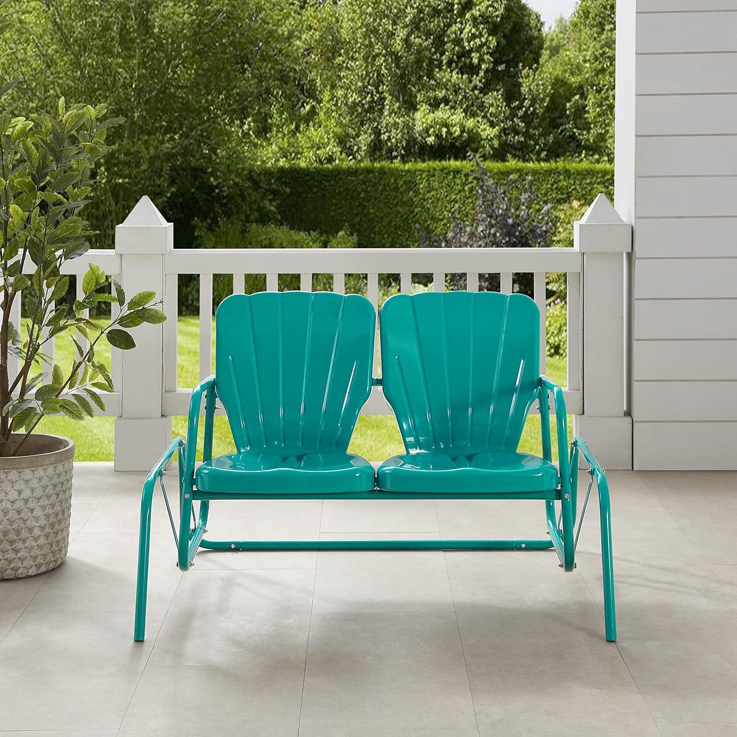 Outdoor Burley Gliding Metal Bench