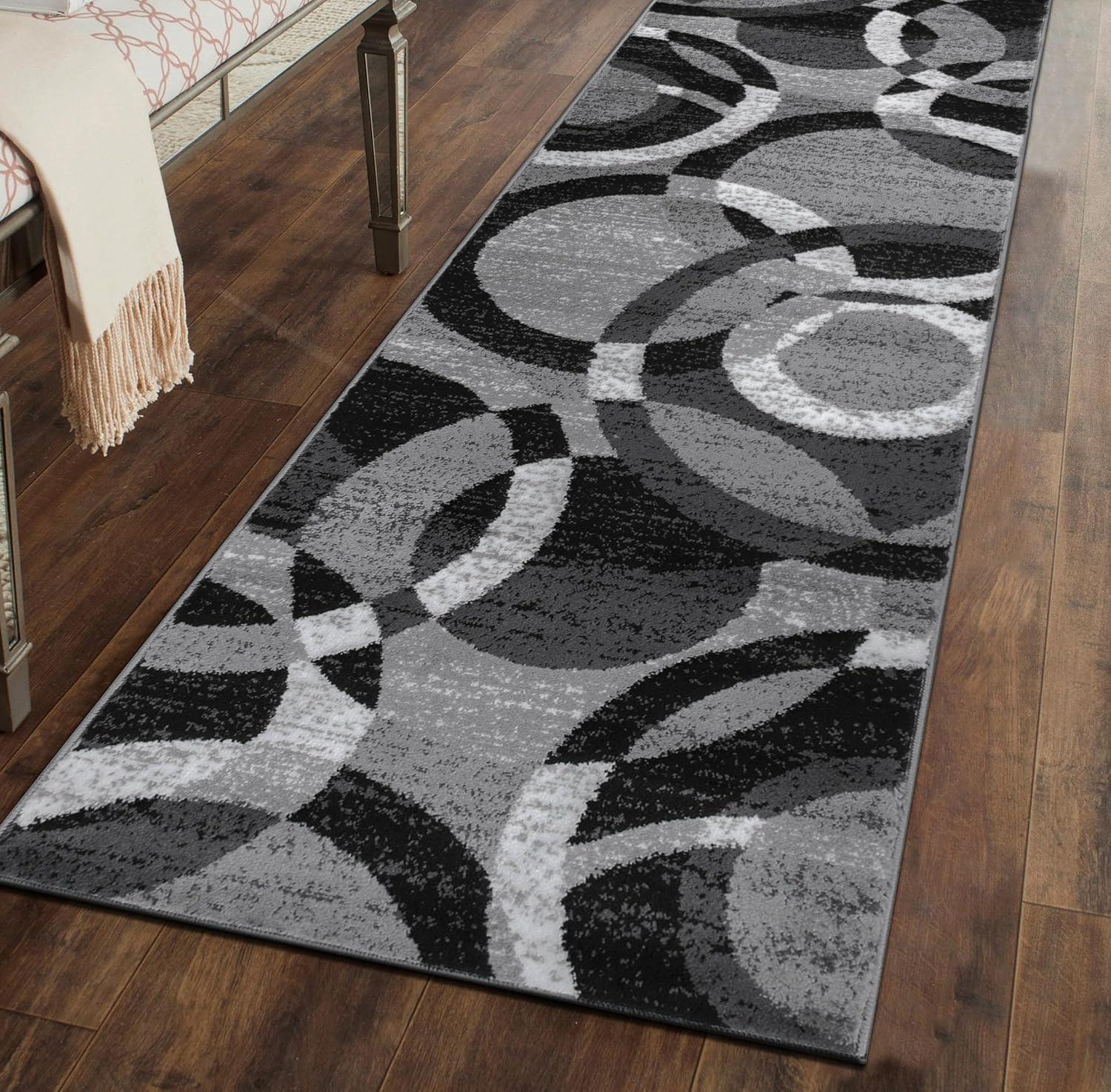 World Rug Gallery Geometric Circles Area Rug