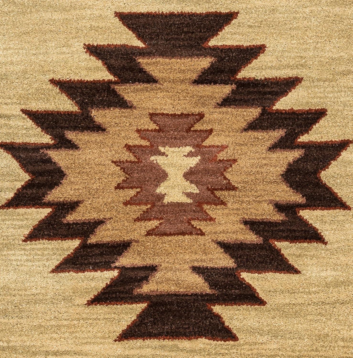 Rizzy Rugs Southwest Area Rug SU2007 Khaki Petals Shapes