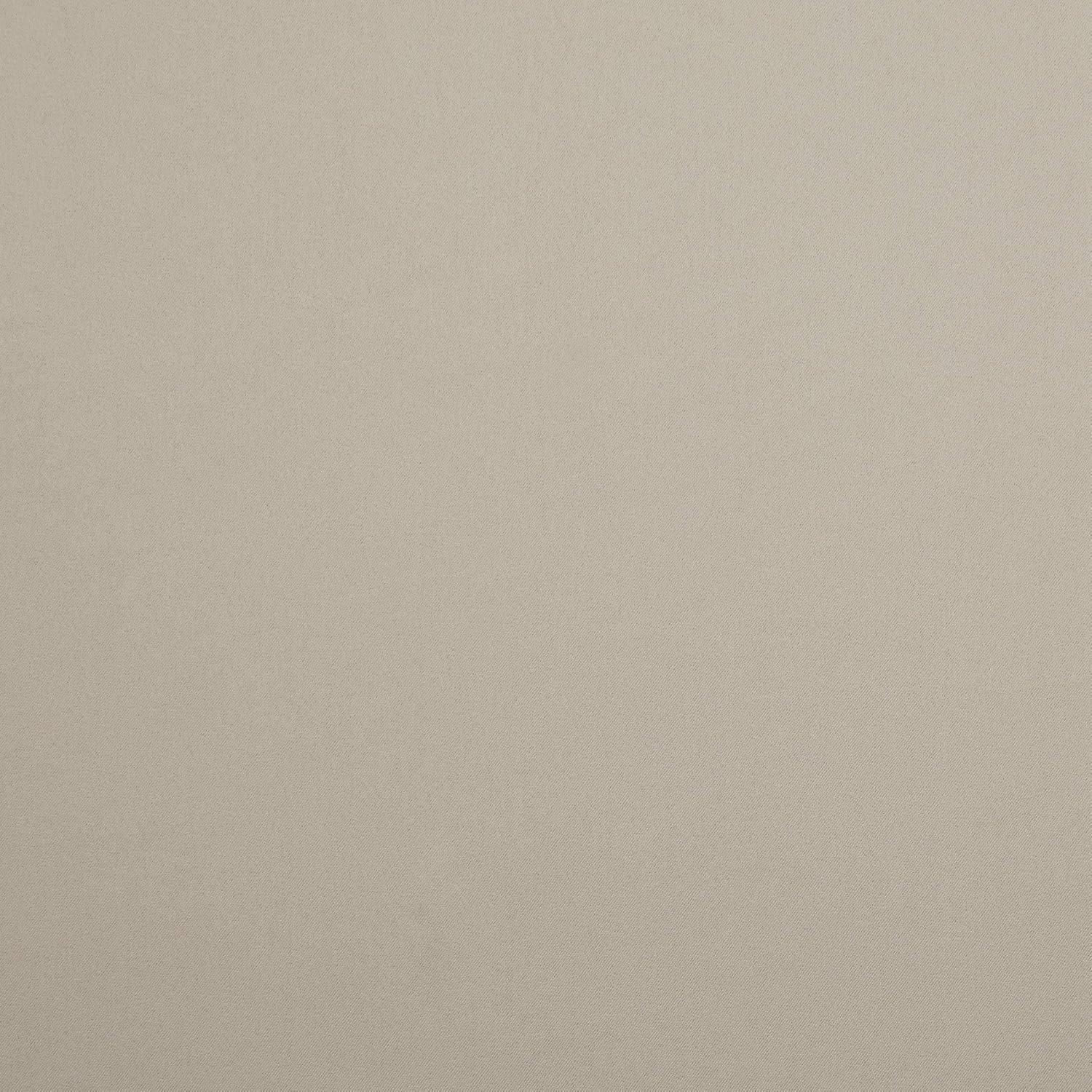 Set of 2 (84"x52") Sateen Woven Blackout Grommet Top Window Curtain Panel Beige - Exclusive Home: Thermal Insulated Drapes