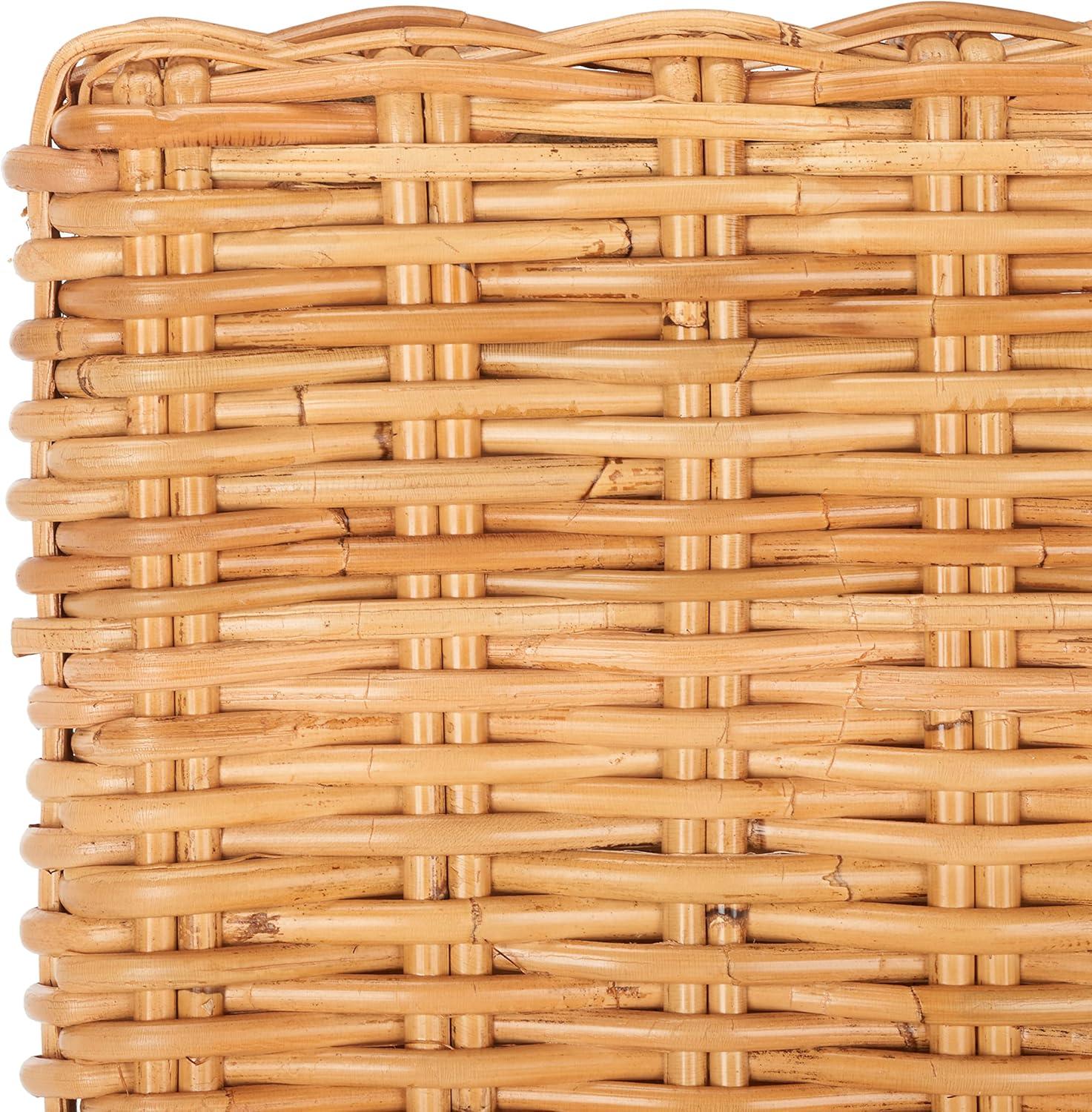 Tobie Rattan Bar Stool - BST6500 - Natural/Golden Brown - Safavieh