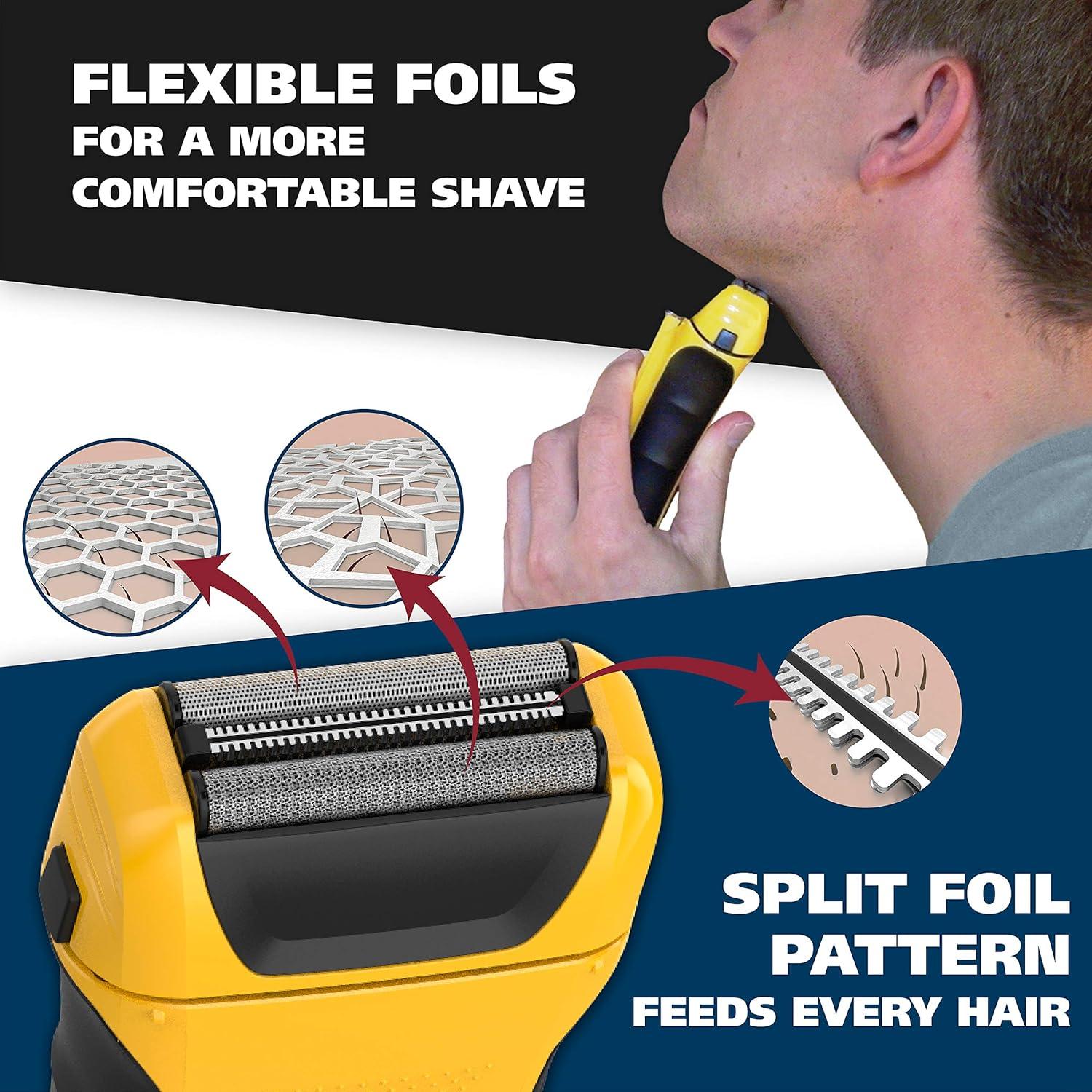 Wahl LifeProof Foil Shaver for Men, Electric Shaver, Rechargeable Waterproof Wet/Dry #7061-100