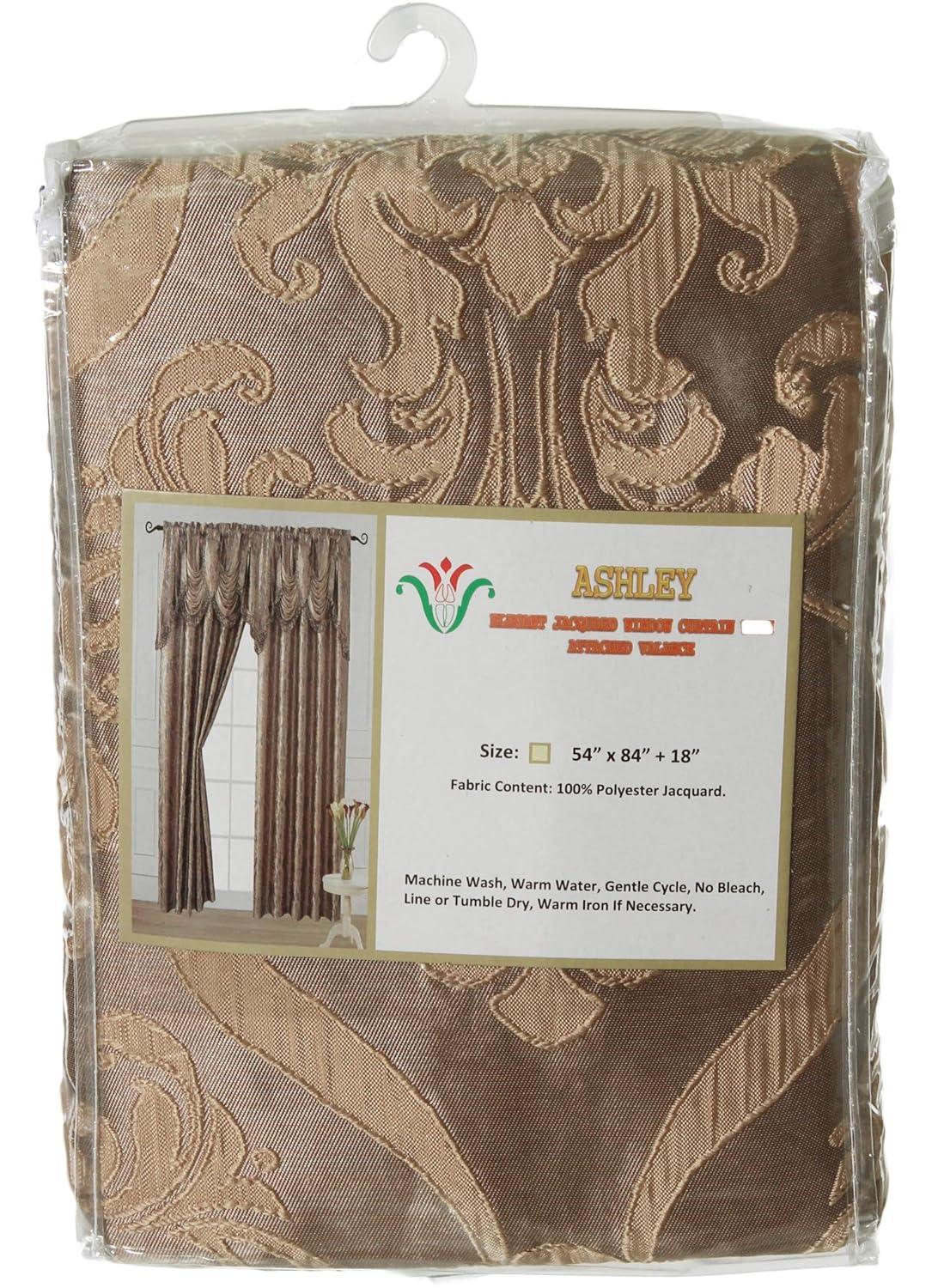 Venice Collections Polyester Room Darkening Curtain Single Panel