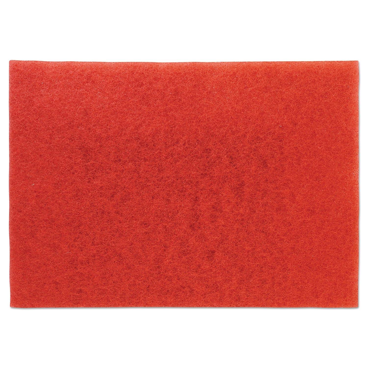 Red 28" x 14" Low-Speed Buffer Floor Pads