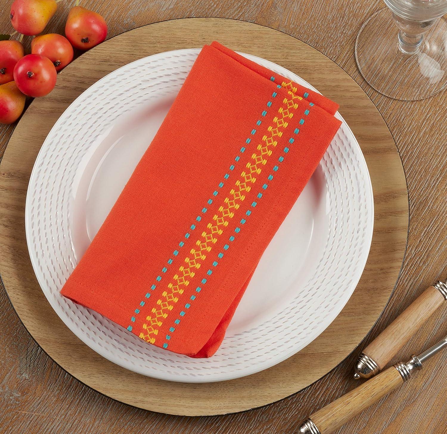 Fiesta Cotton Striped Square Napkin