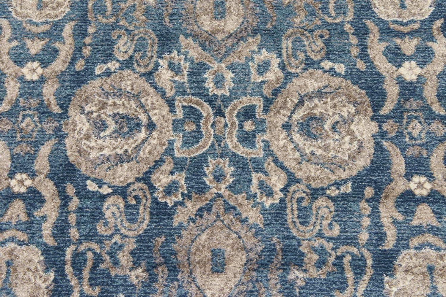 RugPal Linz Oriental Blue Area Rug