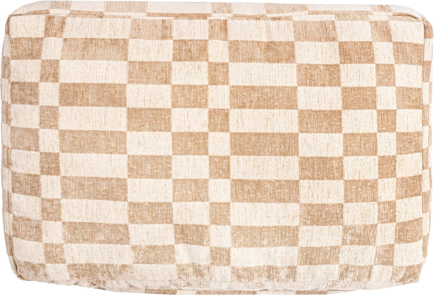 The Licker Store Mabel Designer Modern Ultra Soft Reversible Plush Rectangular Pet Bed with Washable Cover