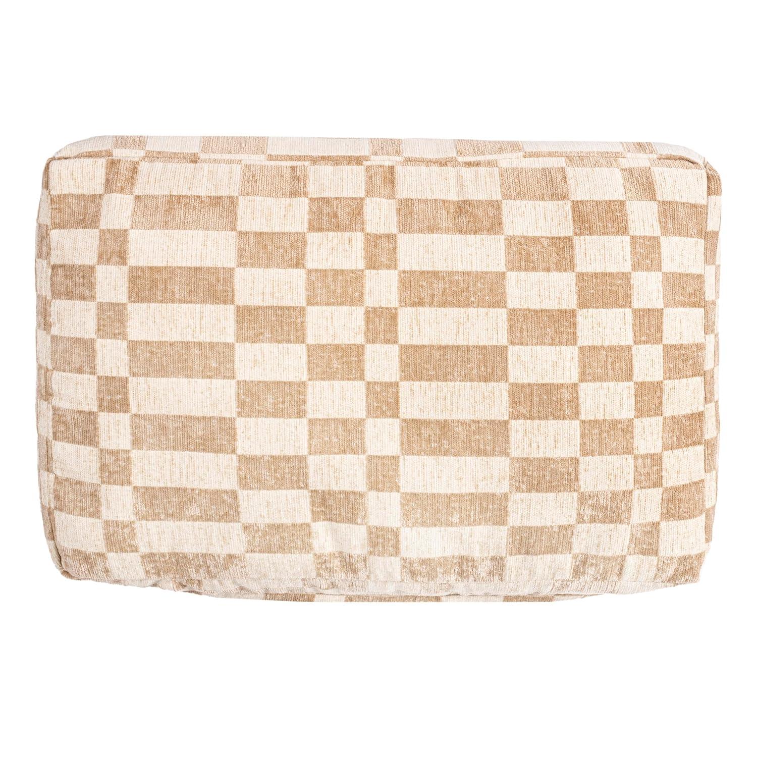 The Licker Store Mabel Designer Modern Ultra Soft Reversible Plush Rectangular Pet Bed with Washable Cover