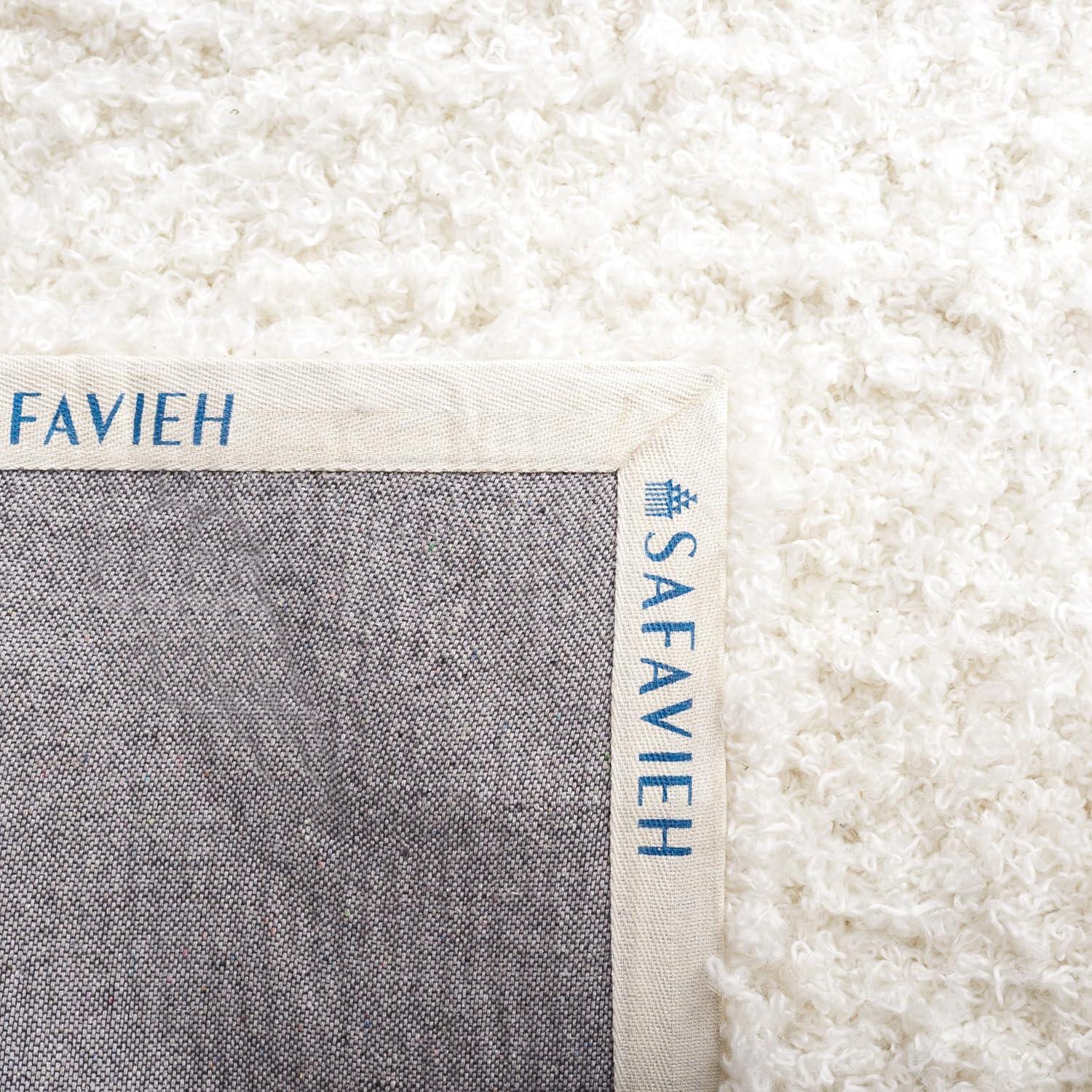 Sheep Shag SG271 Hand Tufted Indoor Area Rug - Ivory - 5'x8' - Safavieh