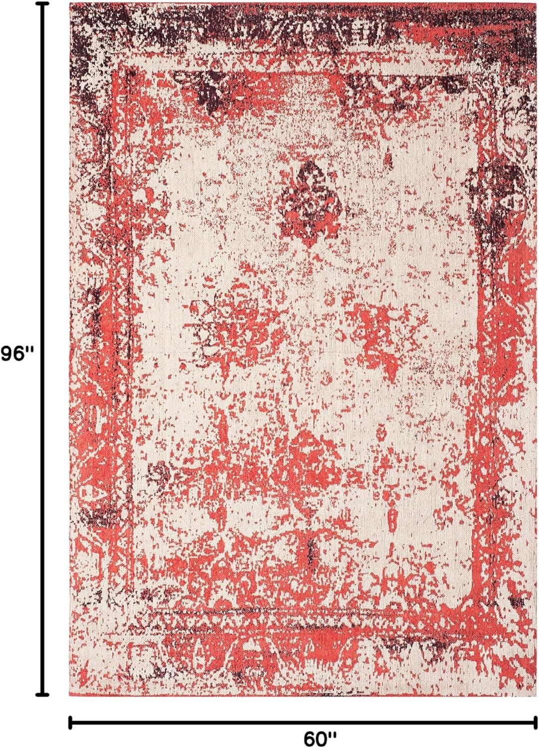 Classic Vintage CLV125 Power Loomed Area Rug - Red - 5'x8' - Safavieh.