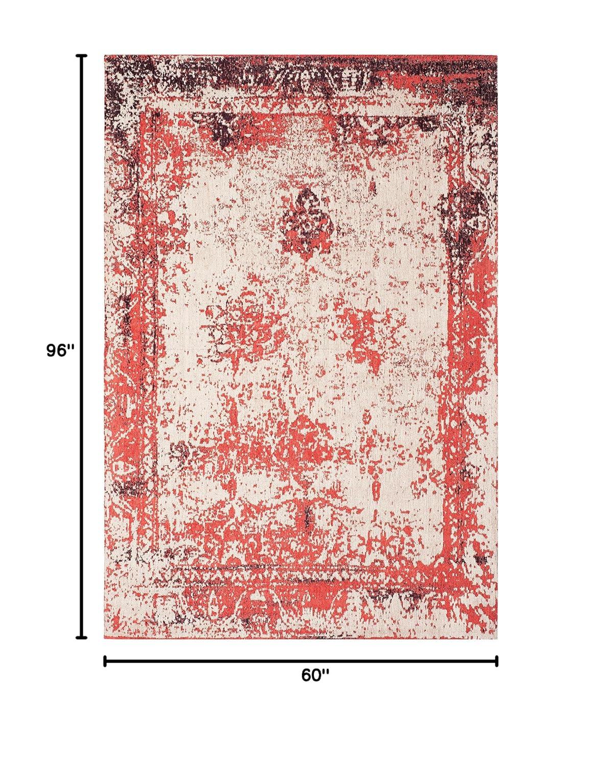 Classic Vintage CLV125 Power Loomed Area Rug - Red - 5'x8' - Safavieh.