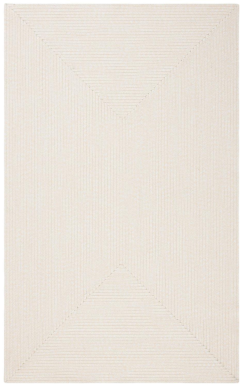 Braided BRD315 Hand Woven Area Rug - Ivory/Beige - 5'x8' - Safavieh.