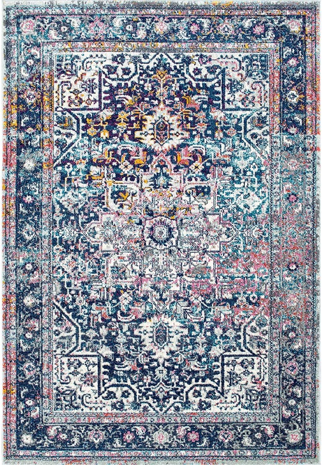 Nuloom Lilah Vintage Medallion Indoor Area Rug