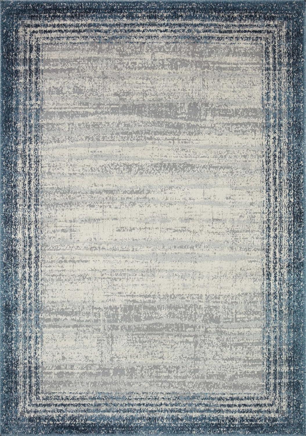AUS-02 Pebble, Blue 6-7" x 9-2" Size Rug