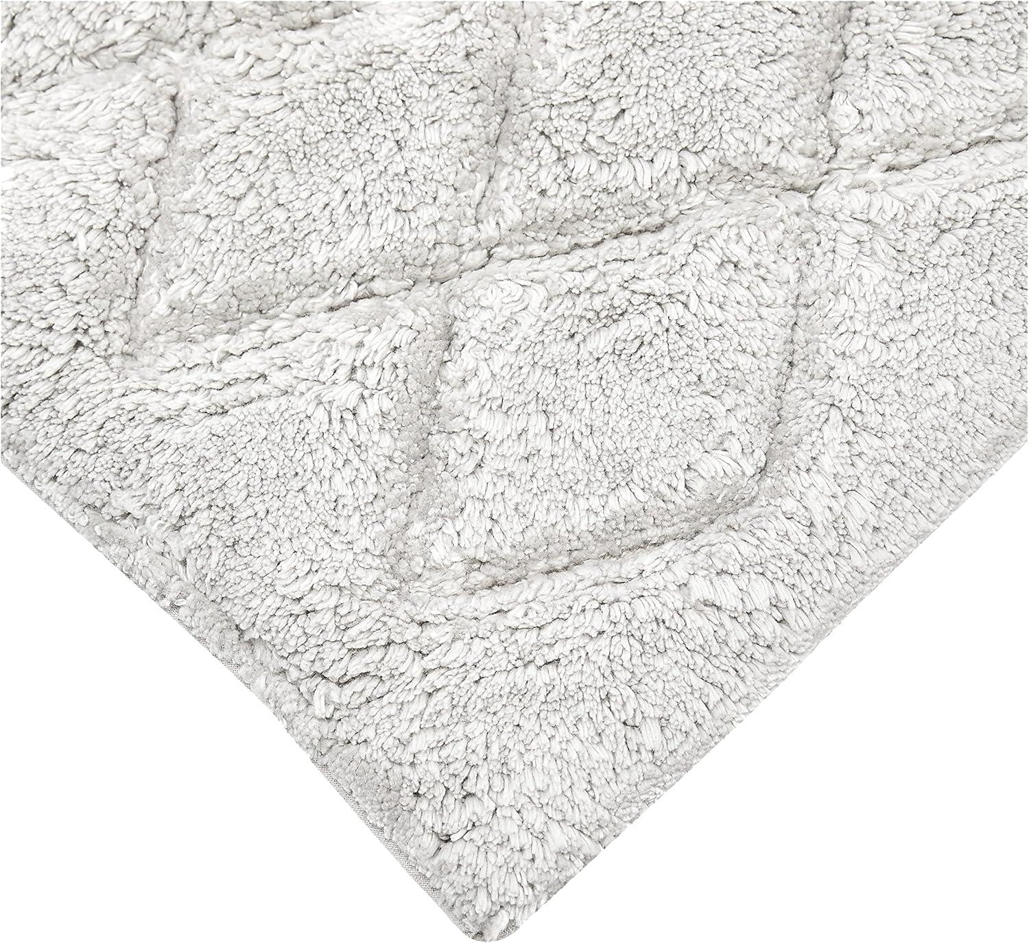 Marquis Diamond Rectangle Cotton Blend Geometric piece Bath Rug Set
