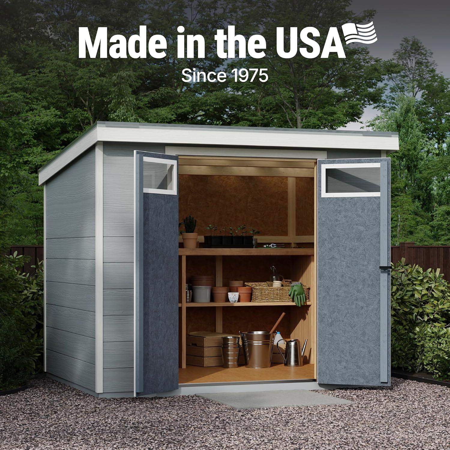 Handy Home Highland 8 ft. W x 6 ft. D Storage Shed