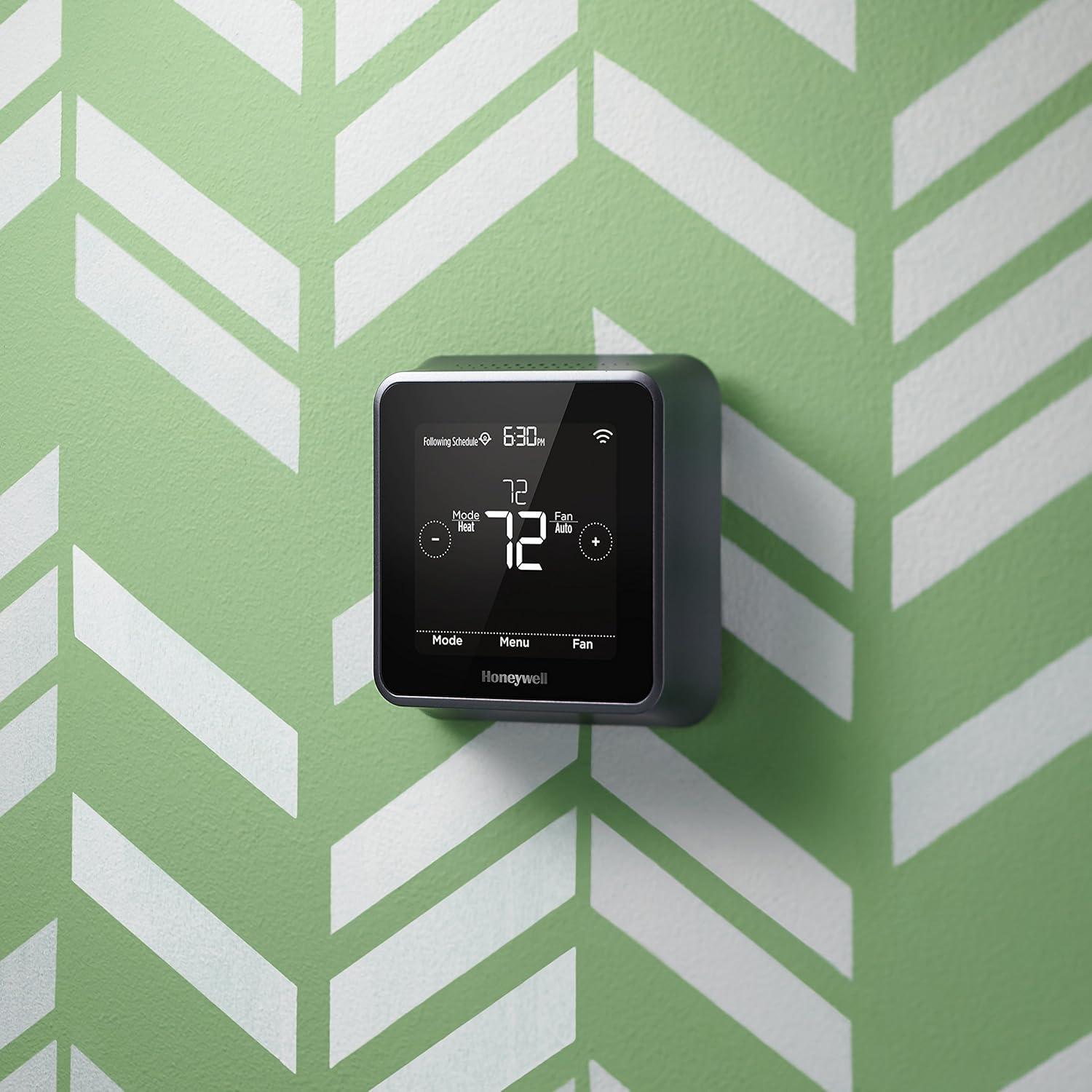 Honeywell Home T5 Smart Touchscreen Thermostat Black - Sleek Design and User-Friendly-
