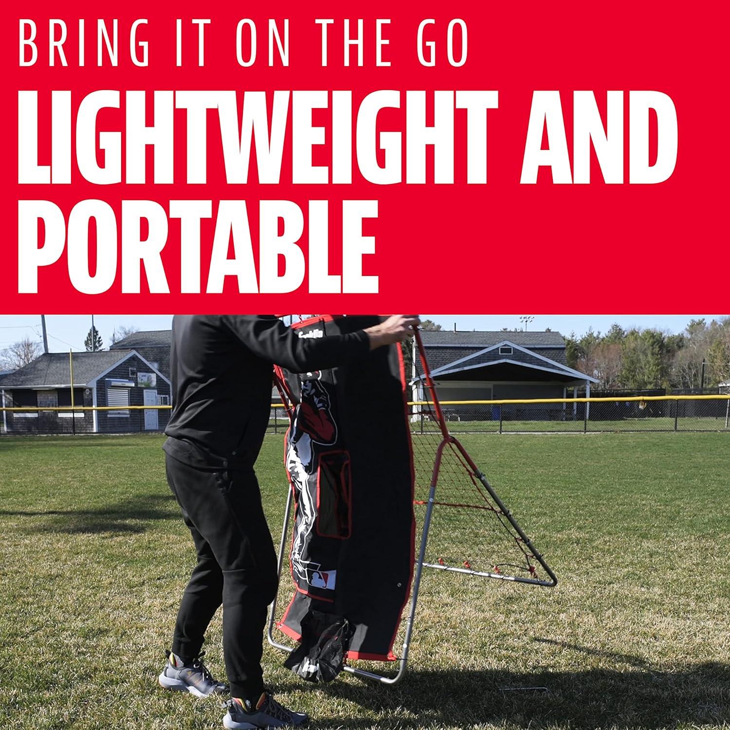 Franklin Sports Switch Hitter Baseball Pitching Target + Rebounder Net