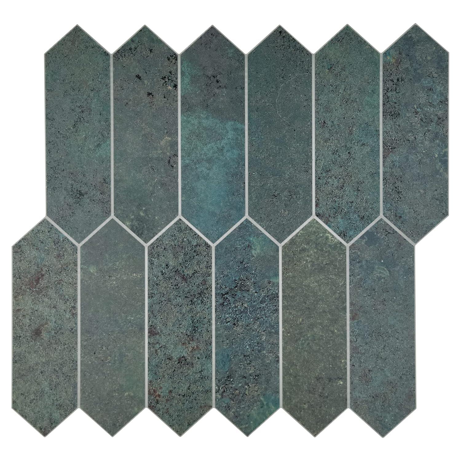 Sunwings 12" x 11.22" Stone Composite Peel & Stick Mosaic Tile