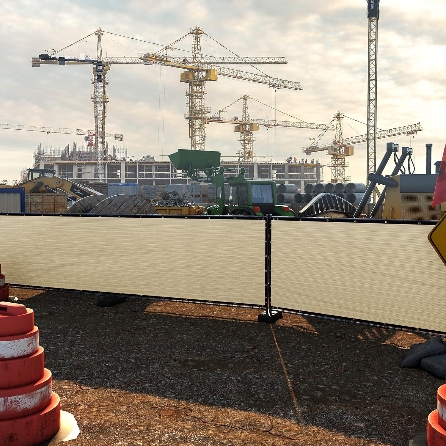 ColourTree Colour Tree Privacy Screen & Windscreen Fabric Cover – Durable Outdoor Fence Protection, UV-Resistant, Easy Installation