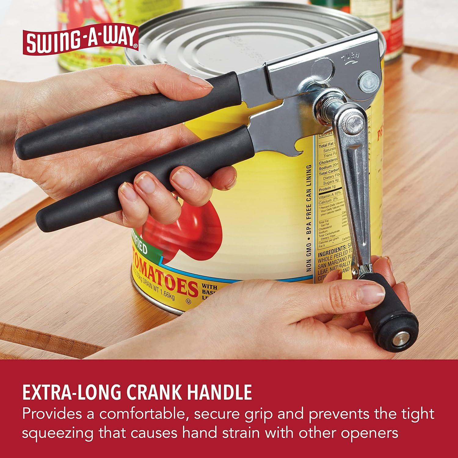 Swing-A-Way Stainless Steel Manual Can Opener