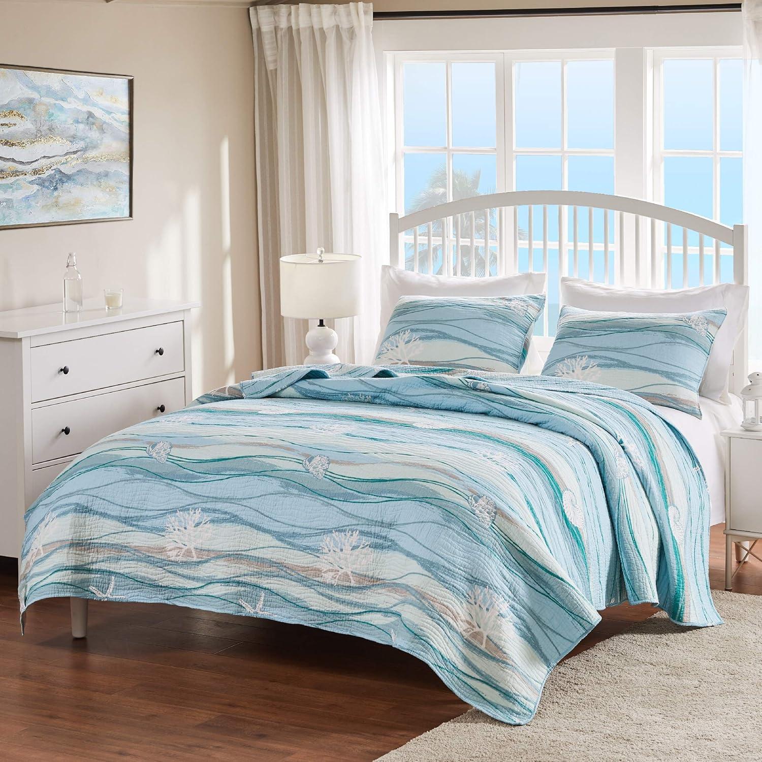 Greenland Home Fashions Maui Quilt & Sham Set