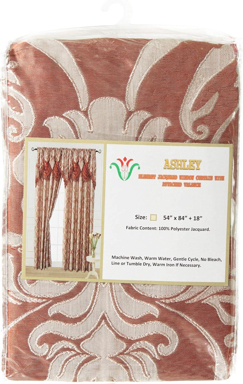 Venice Collections Polyester Room Darkening Curtain Single Panel