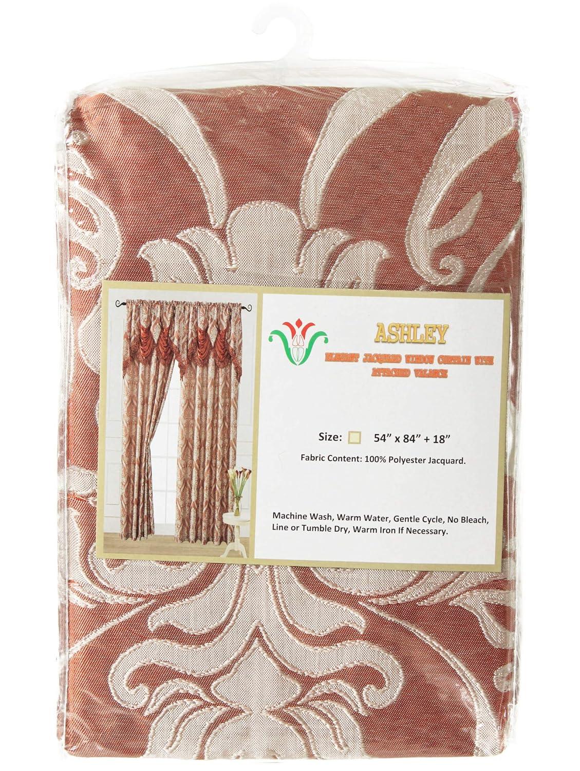 Venice Collections Polyester Room Darkening Curtain Single Panel