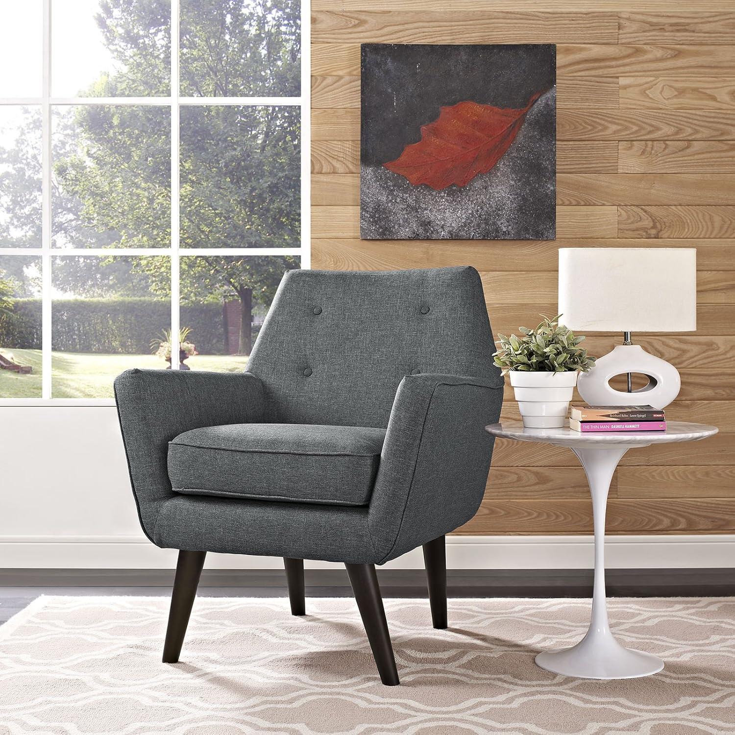 Posit Mid Century Upholstered Armchair by Modway