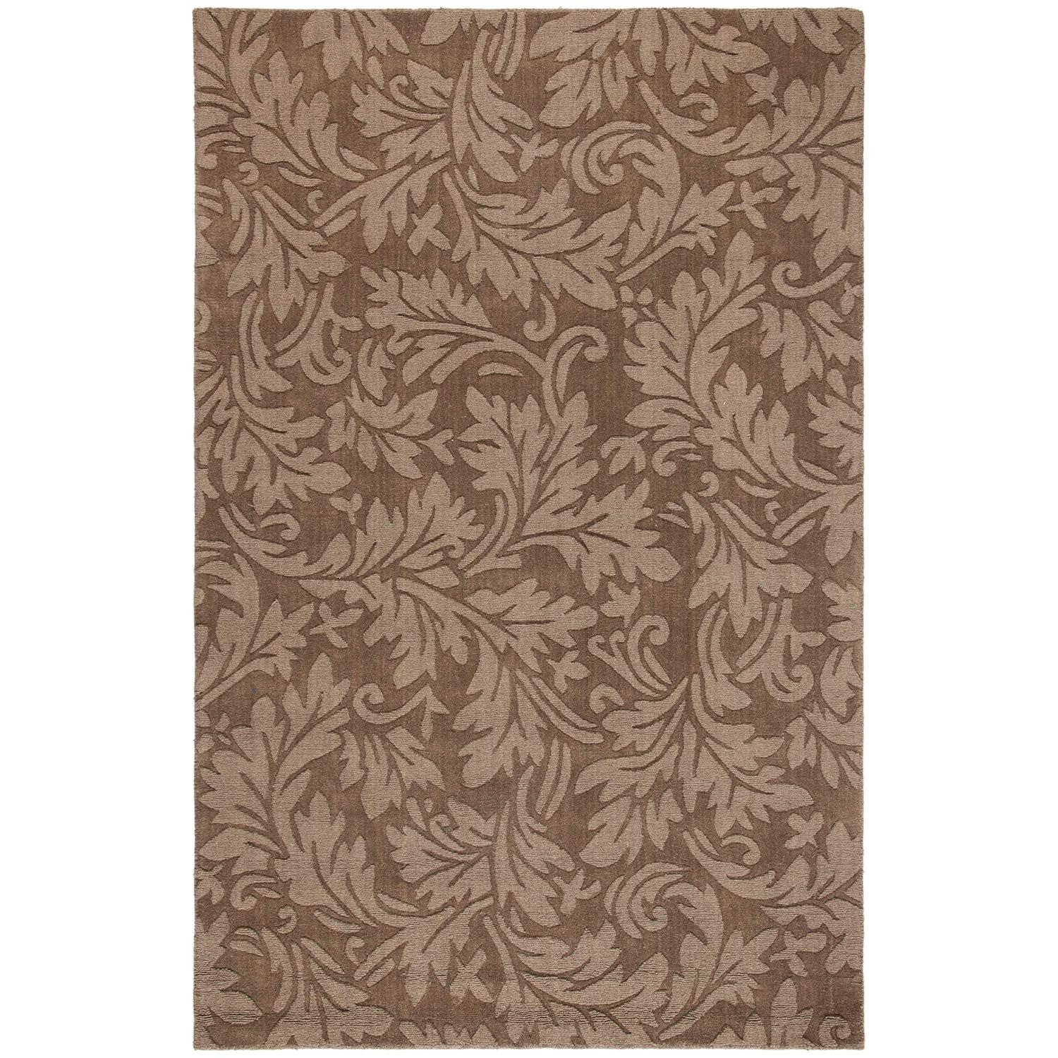 Impressions IM344 Hand Loomed Area Rug - Brown - 7'6"x9'6" - Safavieh.