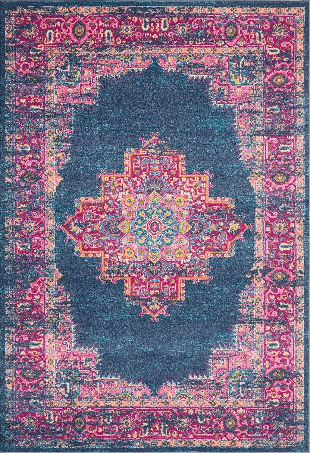 Nourison Passion Center Medallion Bohemian Indoor Rug