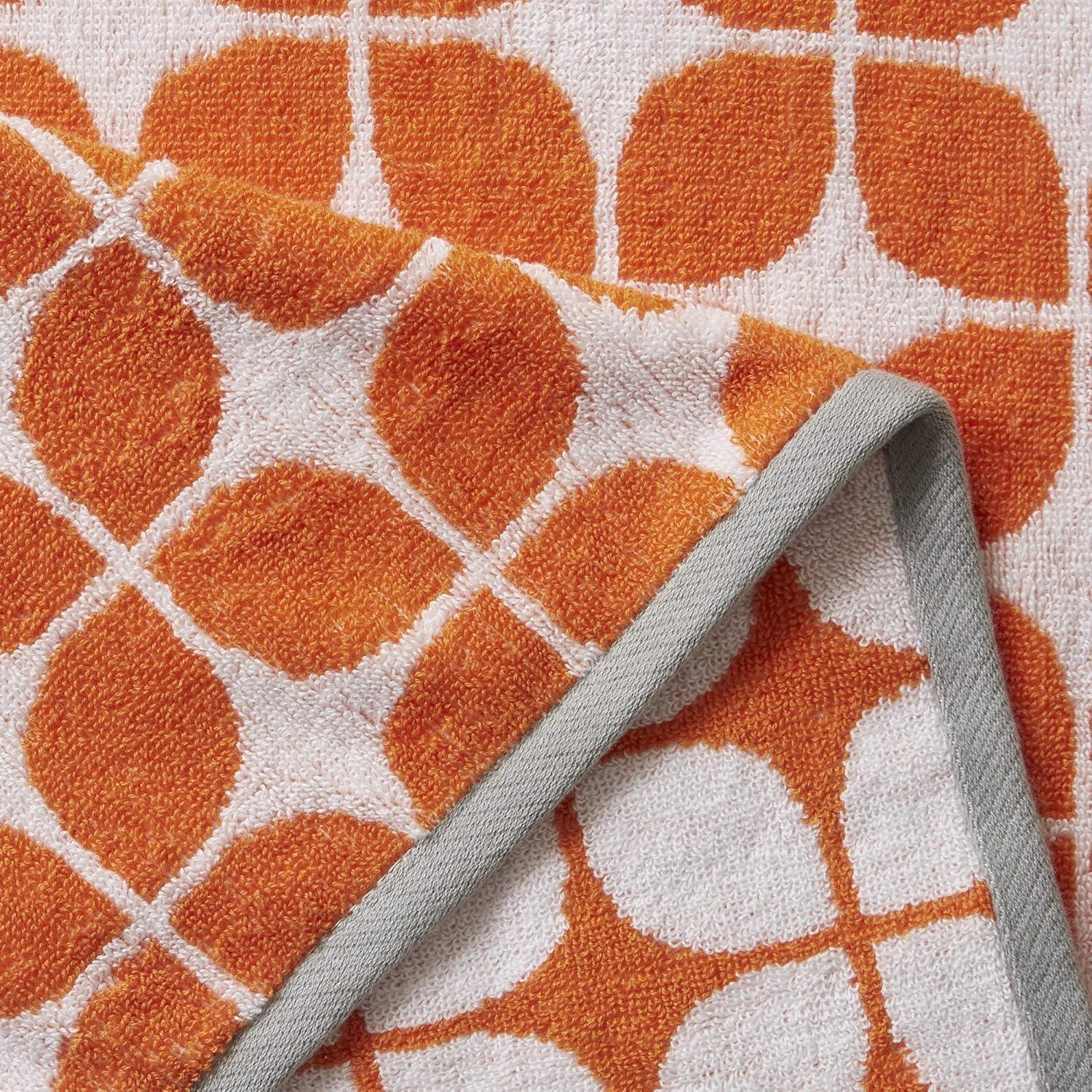 Intelligent Design Lita 6-Piece Cotton Jacquard Towel Set in Orange