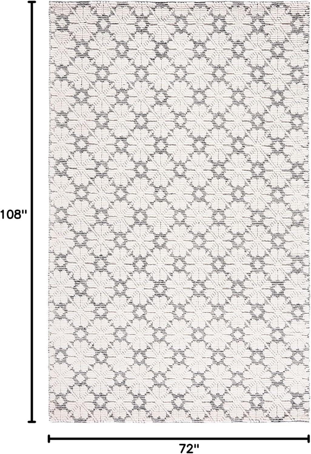 Martha Stewart Vermont - MSR3503 - Indoor Hand Woven Area Rugs - Ivory - 6'x9'