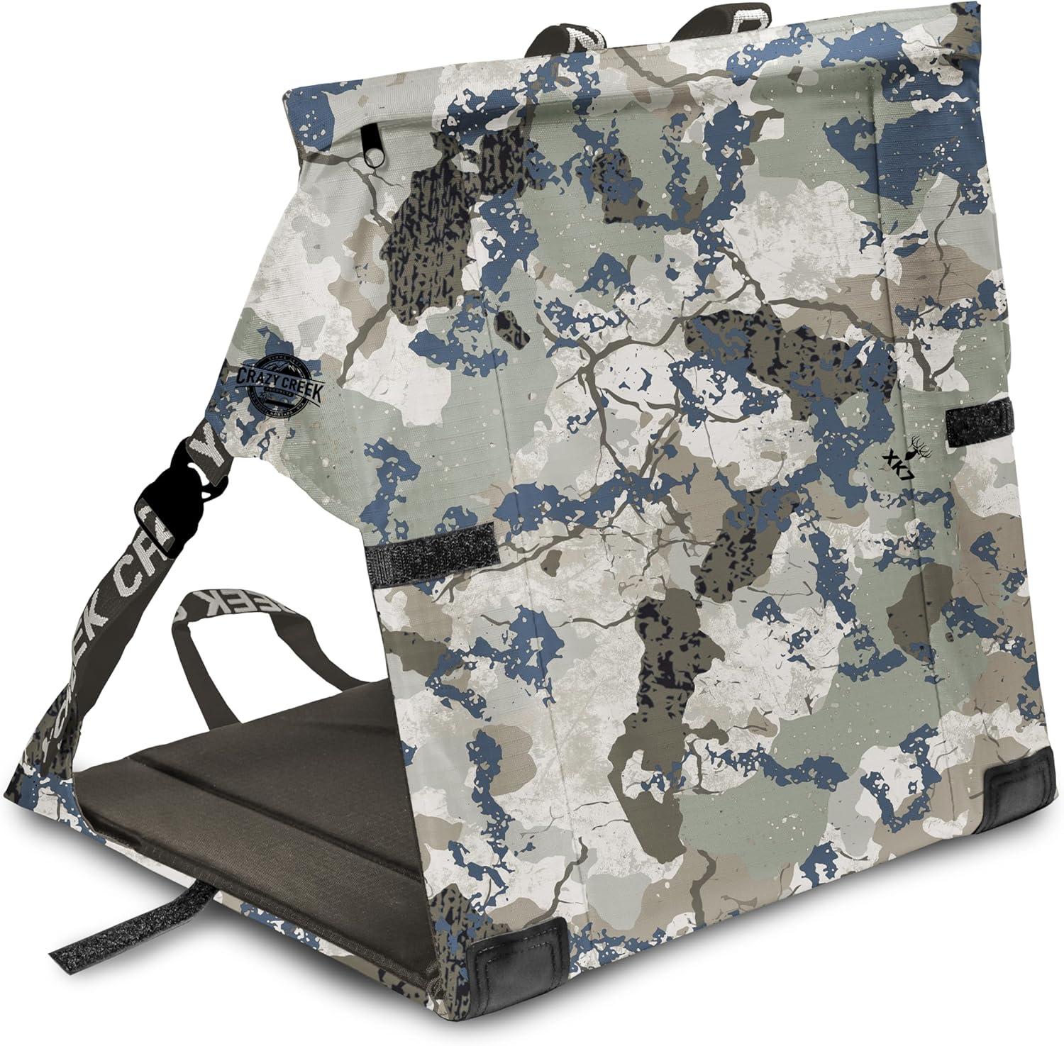 Crazy Creek Original Chair, Versatile and Water Proof, Camo
