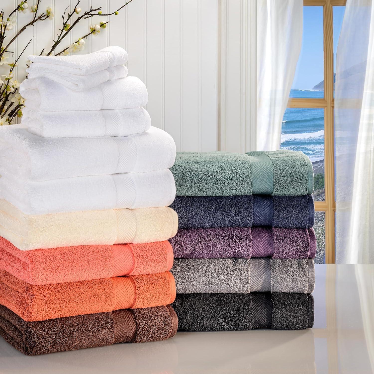 Impressions Rosaline Zero-Twist Cotton 6-piece Towel Set