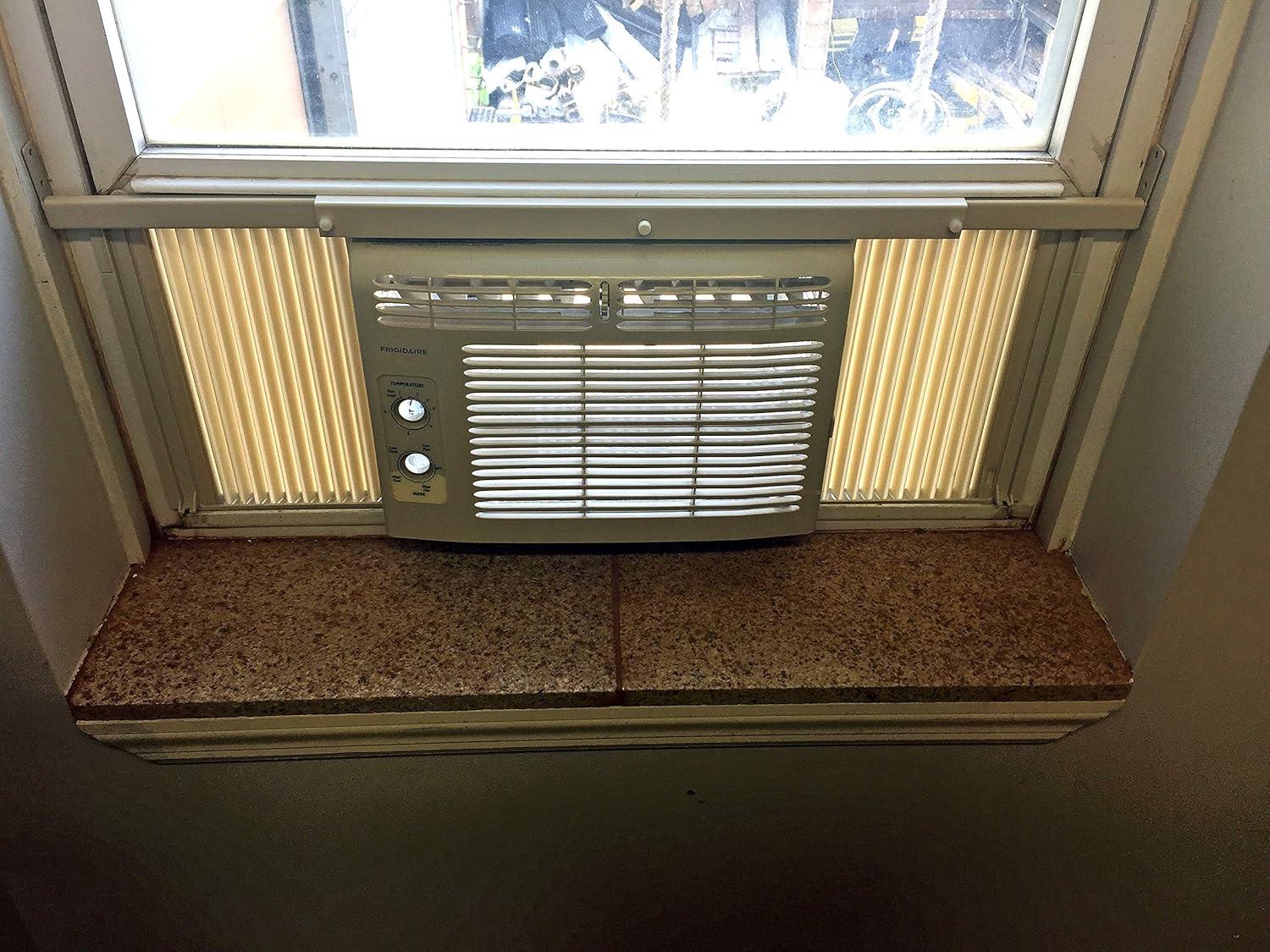 Werqueid Air Conditioner Support for most window Air Conditioners - Universal Window Bracket- Air Conditioner Support - Window Guard and Air Conditioner Support. Fits in most windows.