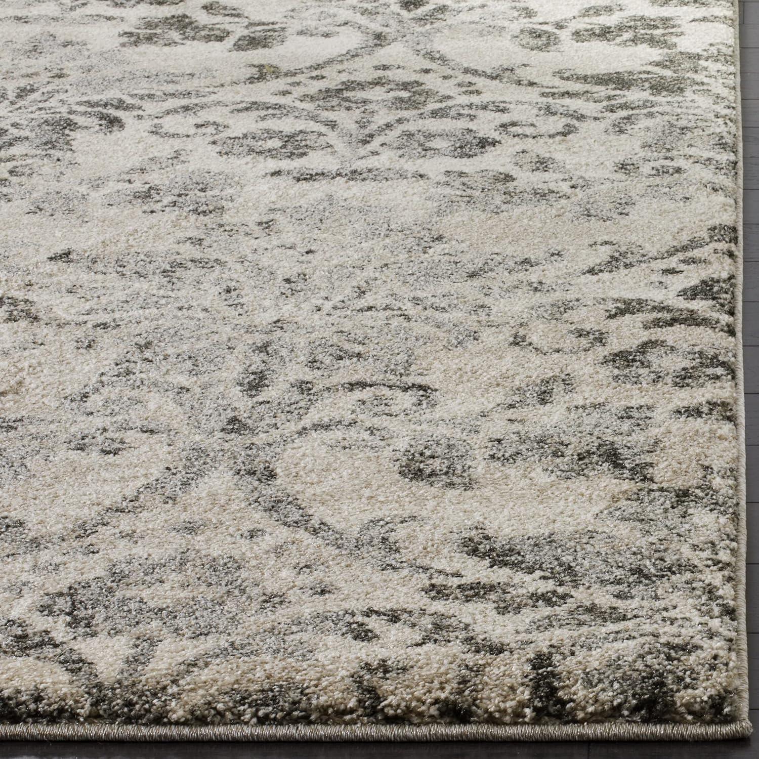 Retro RET2184 Power Loomed Indoor Accent Rug - Cream/Grey - 3'x5' - Safavieh.