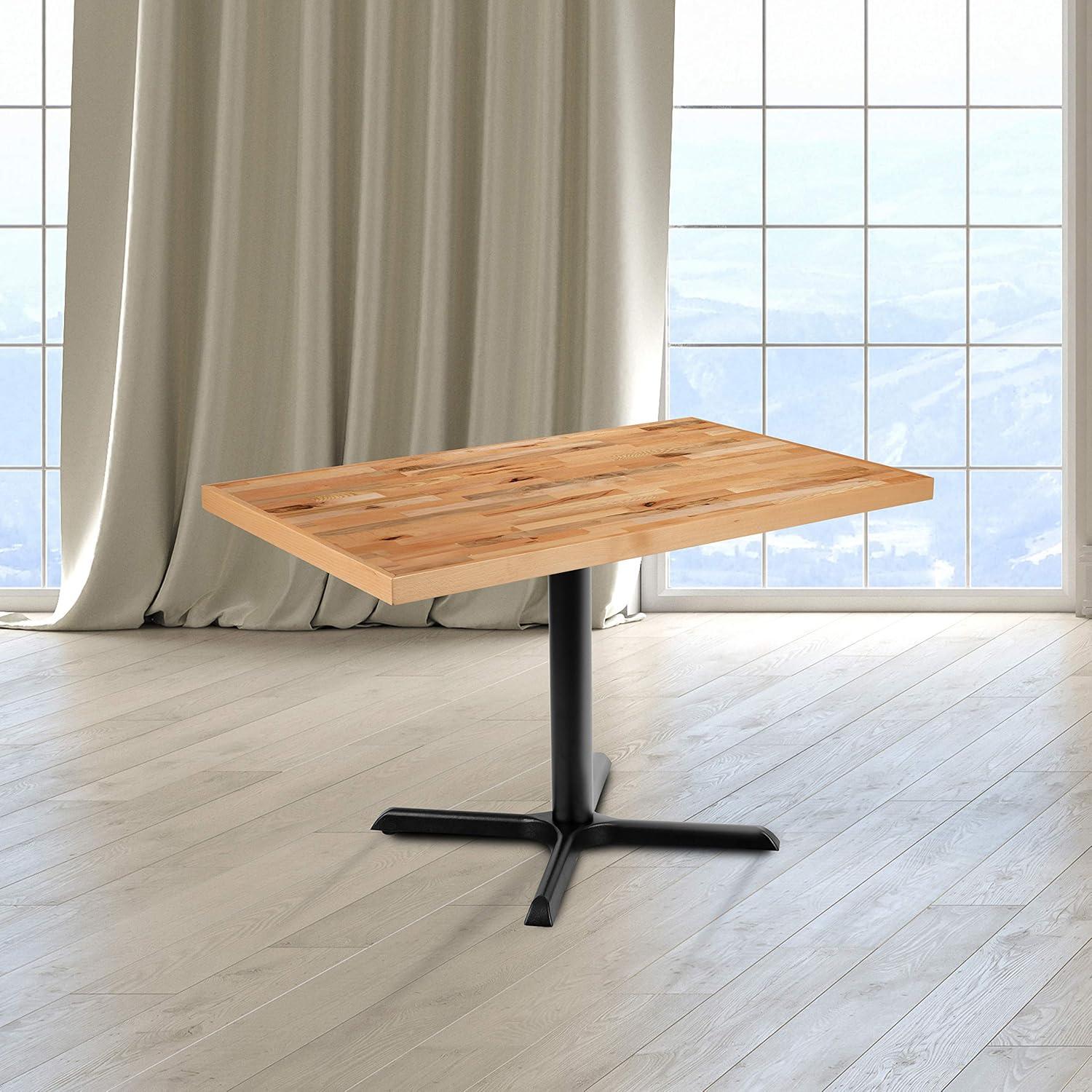 Flash Furniture Mayfair Rectangle Butcher Block Style Table Top - Restaurant Table Top