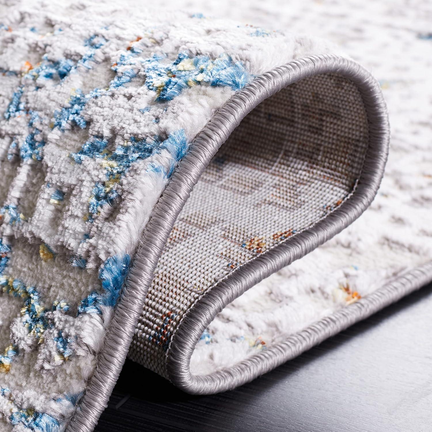 Amelia ALA254 Power Loomed Area Rug - Gray/Light Gray - 8'9"x11'9" - Safavieh.