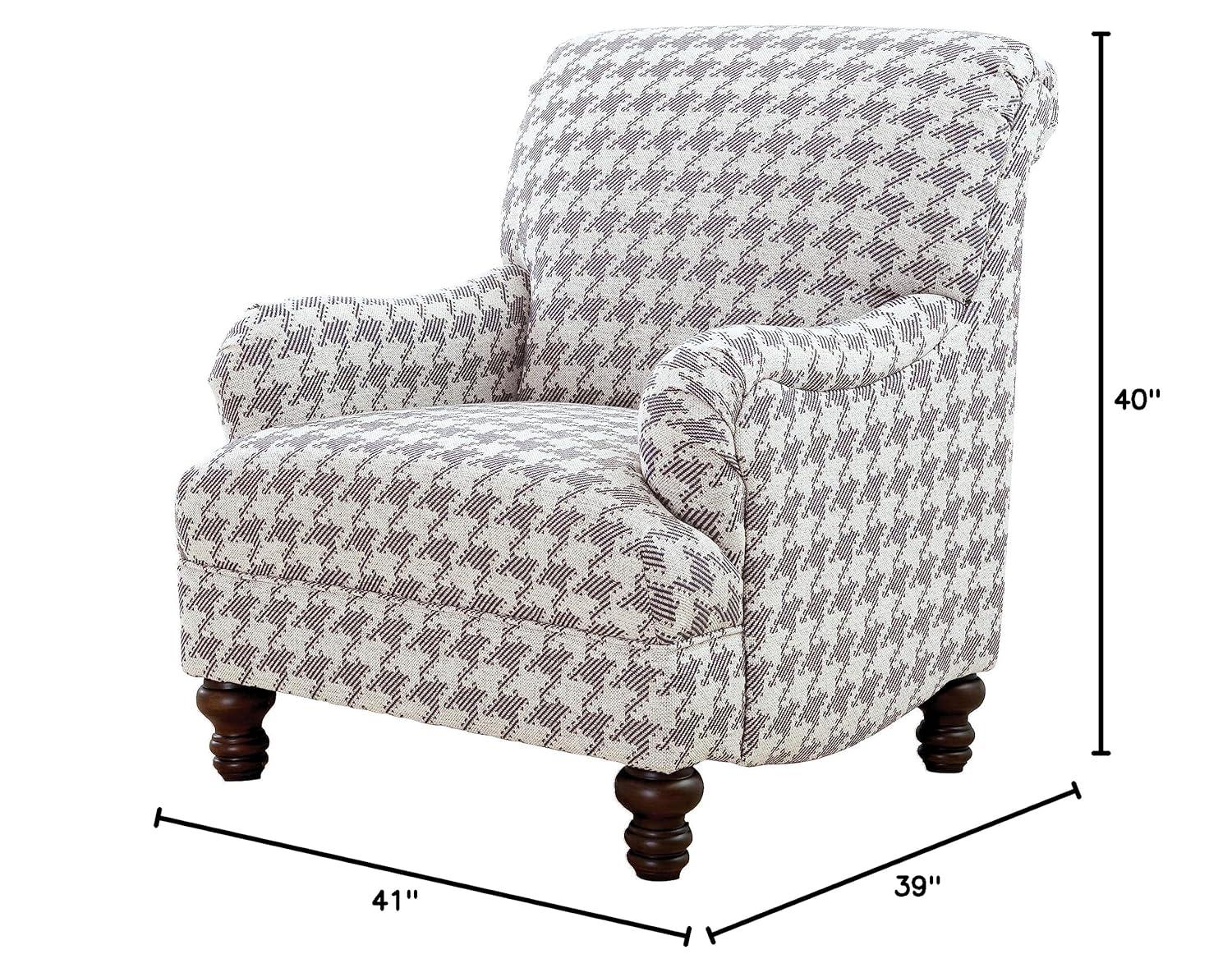 Glenn Upholstered Accent Chair Grey