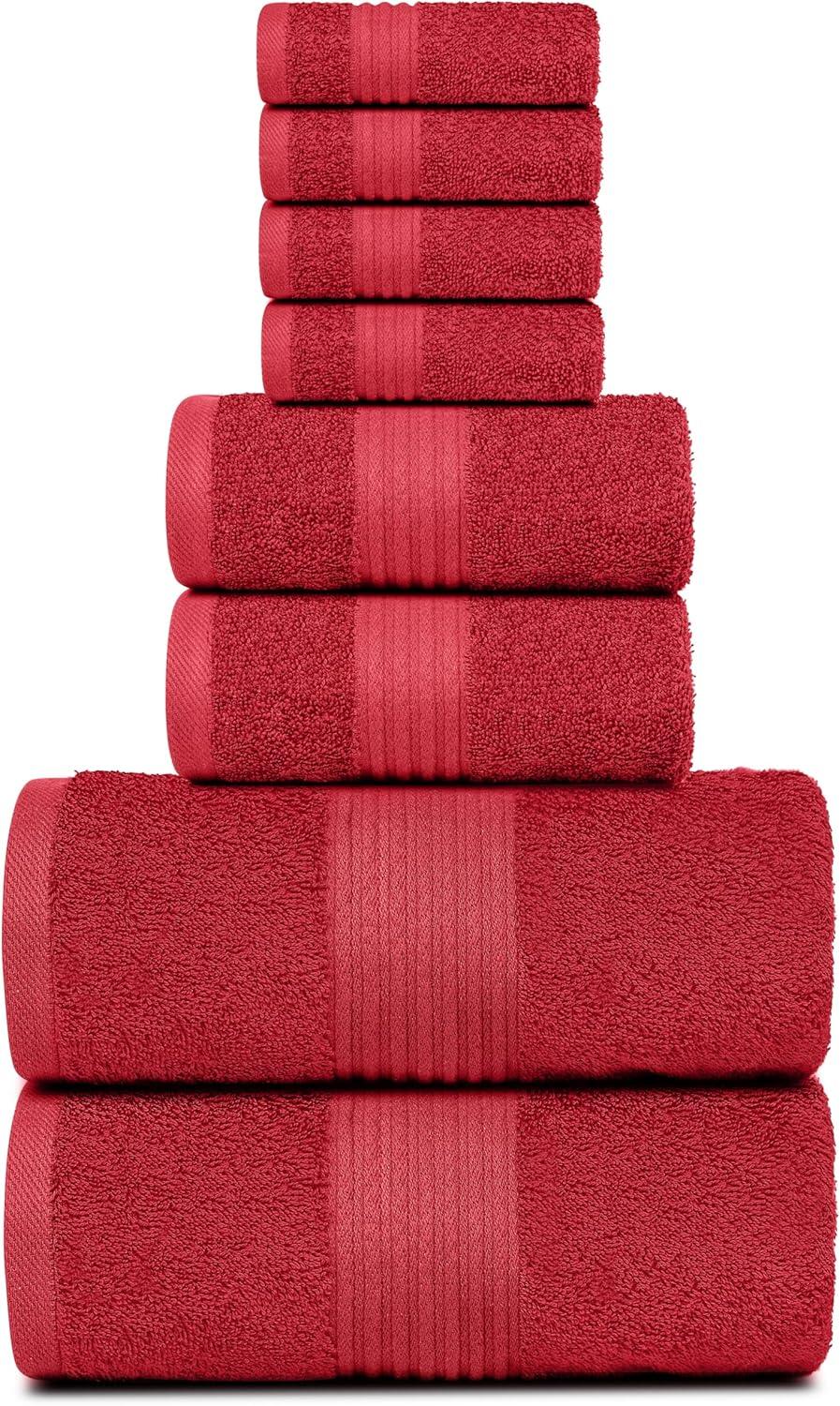 Madison Park Signature 800GSM Ultra-Soft 100% Cotton Absorbent Towel Set