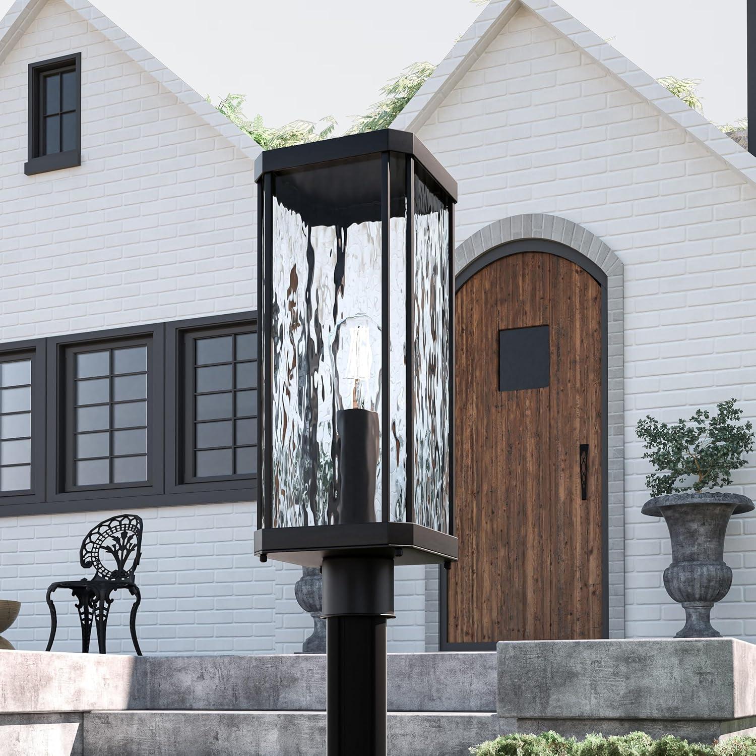 Quoizel Lighting Balchier 1 - Light Post Light in  Matte Black