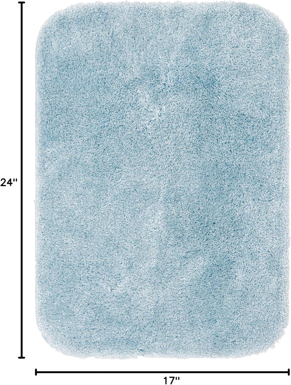 Mohawk Home Big One Nylon Bath Mat, Diamond Blue, 1'5"x2'