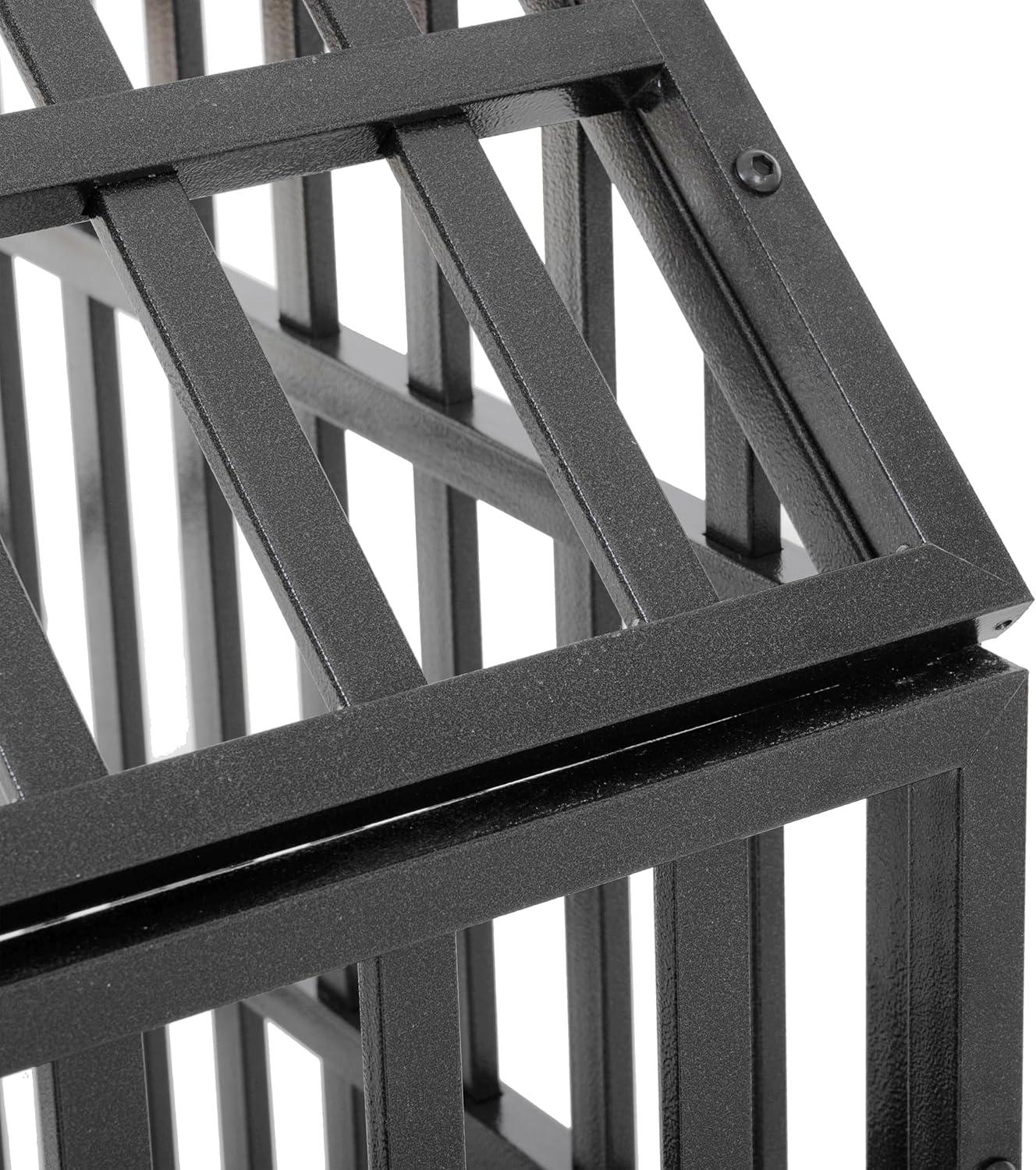 52" Heavy Duty Dog Crate Large Dog cage Strong Metal Dog Kennels and Crates for Large Dogs with 4 Lockable Wheels